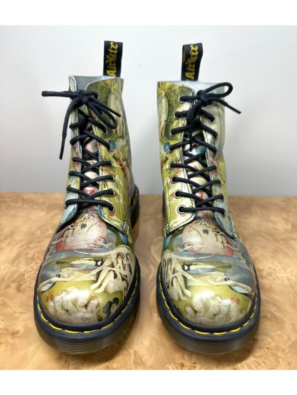 Dr Martens 1460 Pascal Hieronymus Bosch Heaven Boots EU 41 US W 9 Rare - Picture 3 of 9